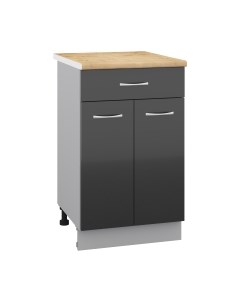 Шкаф-стол кухонный Кортекс-мебель Корнелия Лира НШ50р1ш