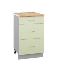 Шкаф-стол кухонный Кортекс-мебель Корнелия Лира НШ50р3ш