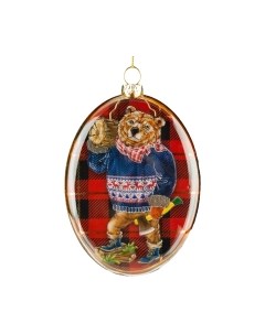 Елочная игрушка Erich Krause Decor. Медведь-хипстер / 50940 Erich krause