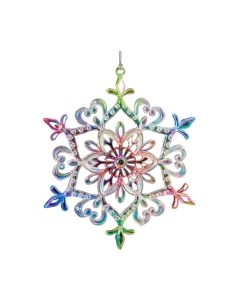 Елочная игрушка Erich Krause Decor. Снежинка перламутр / 50695 Erich krause