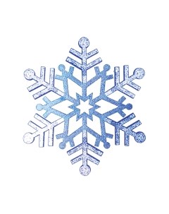 Елочная игрушка Neon-Night Снежинка резная 502-383 Neon-night