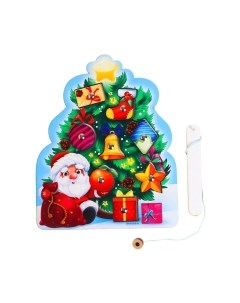 Развивающий игровой набор Лесная мастерская Магнитная рыбалка. Елочка Монтессори / 7052978