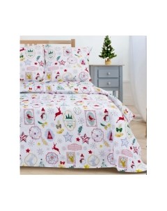 Комплект постельного белья Этель Дуэт Зимний винтаж / 2588716