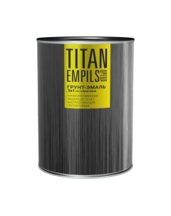 Грунт-эмаль Titan Empils Ореол По ржавчине RAL 9005 / 4605365071977 Titan empils