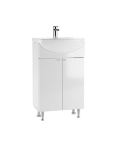 Тумба под умывальник Айсберг Балтика 55 Промо без ящика