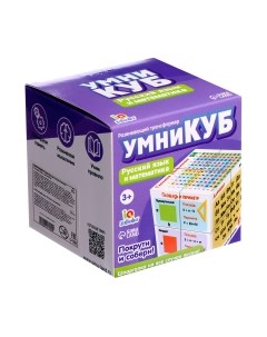 Развивающий игровой набор Zabiaka IQ Умникуб: Русский язык и математика / 9837075