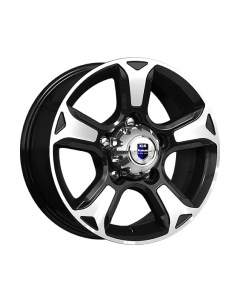 Литой диск K&K Атлант (КС757) 16x7" 5x139.7мм DIA 108.5мм ET 35мм Алмаз черный K&k