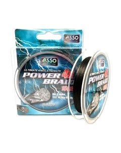 Леска плетеная Power Braid 4x Pe 0.30мм Asso