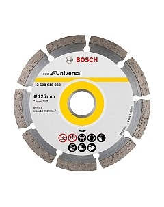 Отрезной диск алмазный Bosch Eco Universal 2.608.615.028