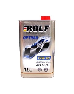 Моторное масло Optima SAE 15W40 / 322236 Rolf
