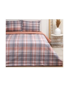 Комплект постельного белья Love Life Клетка Дуэт / 10416741 Love life