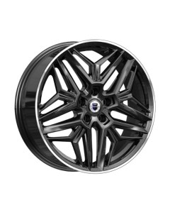 Литой диск K&K Колумб (КС1038) 19x7" 5x114.3мм DIA 64.1мм ET 40мм Алмаз черный K&k