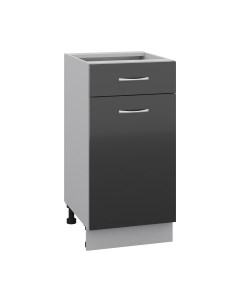 Шкаф-стол кухонный Кортекс-мебель Корнелия Лира НШ40р1ш без столешницы