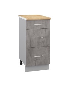 Шкаф-стол кухонный Кортекс-мебель Корнелия Лира НШ40р3ш