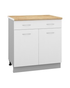 Шкаф-стол кухонный Кортекс-мебель Корнелия Лира НШ80р1ш