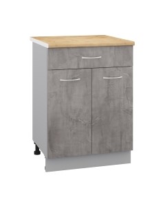 Шкаф-стол кухонный Кортекс-мебель Корнелия Лира НШ60р1ш