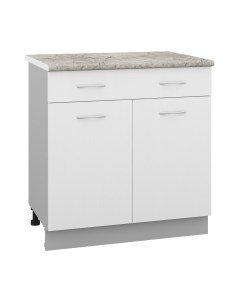 Шкаф-стол кухонный Кортекс-мебель Корнелия Лира НШ80р1ш