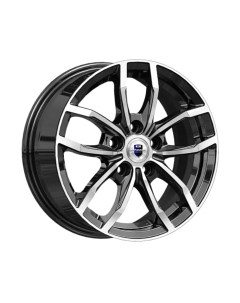 Литой диск K&K Фрост 15x6.5" 5x112мм DIA 57.1мм ET 43мм Алмаз черный K&k