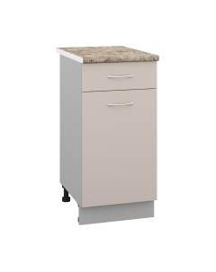 Шкаф-стол кухонный Кортекс-мебель Корнелия Лира НШ40р1ш