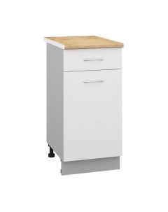 Шкаф-стол кухонный Кортекс-мебель Корнелия Лира НШ40р1ш