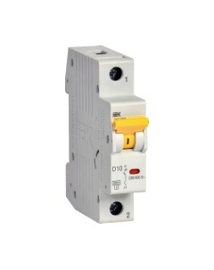 Выключатель автоматический IEK ВА47-60МА 1P 10А 6кА D / MVA33-1-010-D Iek