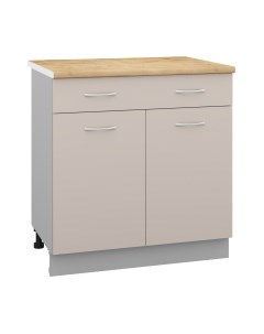 Шкаф-стол кухонный Кортекс-мебель Корнелия Лира НШ80р1ш