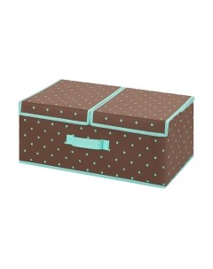 Коробка для хранения Коричневый горох тиффани с каймой тиффани / 490352 El casa