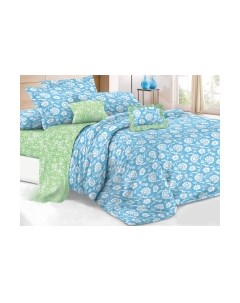Комплект постельного белья Поплин Luxe семейный / П-024 Alleri