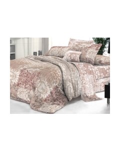 Комплект постельного белья Поплин Luxe Евро Мах / П-125 Alleri