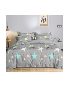 Комплект постельного белья Alleri Эко Сатин евро / СС-500