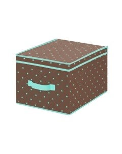 Коробка для хранения Коричневый горох тиффани с каймой тиффани / 490345 El casa