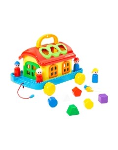 Сортер Полесье Сказочный домик на колесиках / 48769