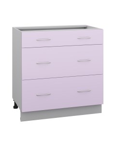 Шкаф-стол кухонный Кортекс-мебель Корнелия Лира НШ80р3ш без столешницы