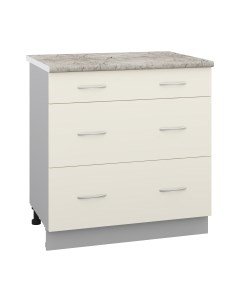 Шкаф-стол кухонный Кортекс-мебель Корнелия Лира НШ80р3ш