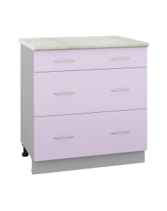 Шкаф-стол кухонный Кортекс-мебель Корнелия Лира НШ80р3ш