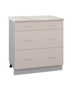 Шкаф-стол кухонный Кортекс-мебель Корнелия Лира НШ80р3ш