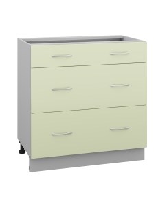 Шкаф-стол кухонный Кортекс-мебель Корнелия Лира НШ80р3ш без столешницы