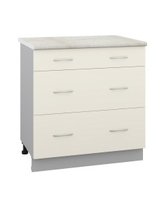 Шкаф-стол кухонный Кортекс-мебель Корнелия Лира НШ80р3ш