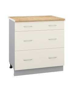 Шкаф-стол кухонный Кортекс-мебель Корнелия Лира НШ80р3ш