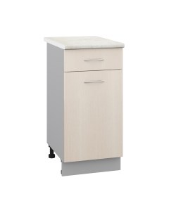 Шкаф-стол кухонный Кортекс-мебель Корнелия Лира НШ40р1ш