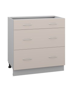 Шкаф-стол кухонный Кортекс-мебель Корнелия Лира НШ80р3ш без столешницы