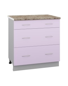 Шкаф-стол кухонный Кортекс-мебель Корнелия Лира НШ80р3ш