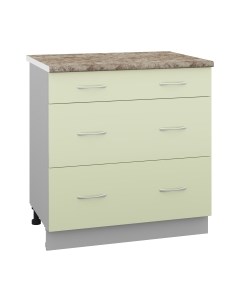 Шкаф-стол кухонный Кортекс-мебель Корнелия Лира НШ80р3ш