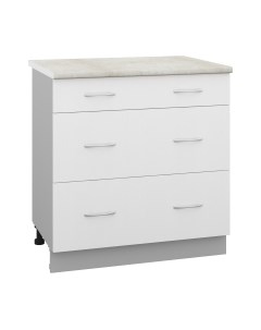 Шкаф-стол кухонный Кортекс-мебель Корнелия Лира НШ80р3ш