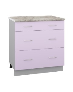 Шкаф-стол кухонный Кортекс-мебель Корнелия Лира НШ80р3ш