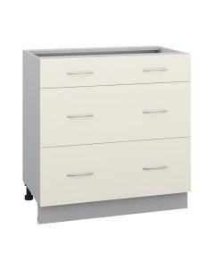 Шкаф-стол кухонный Кортекс-мебель Корнелия Лира НШ80р3ш без столешницы