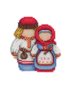 Набор для вышивания Оберег. Крупеничка и богач / Р-153М М.п.студия