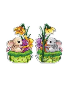 Набор для вышивания Пушистый зайка / Р-840М М.п.студия