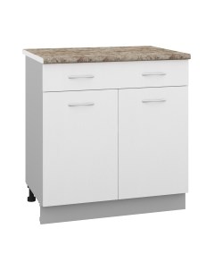 Шкаф-стол кухонный Кортекс-мебель Корнелия Лира НШ80р1ш