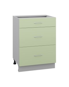 Шкаф-стол кухонный Корнелия Лира НШ60р3ш без столешницы Кортекс-мебель